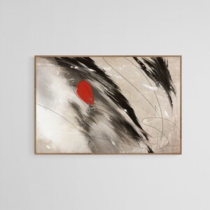 Large Neutral Abstract Art Print, Large Living Room Abstract Wall Décor, Modern Art Instant Download