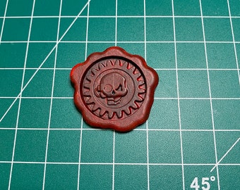 Details about   Mechanicus Seal With Scroll Cosplay 40k 