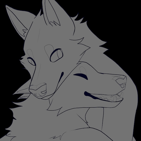Furry Canine Wolf Pair Base Etsy Il 570xN.3645677451 Mify