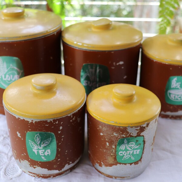 Kitchen Canister Set - Etsy Australia