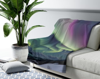 De Norther Lights Sherpa fleecedeken