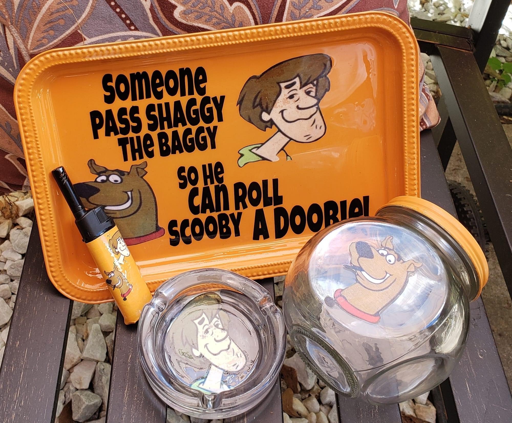 Rolling Tray Set Etsy