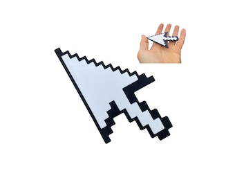 Retro Cursor Decor: 3D Printed PLA Geeky Office Gift