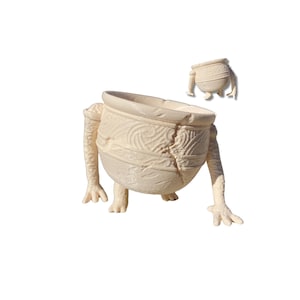 Pot Boy Planter - 3D Printed PLA Decorative Plant Pot | Unique Gamer Gift for Fans of Pot Boy | Indoor Succulent & Cactus Holder