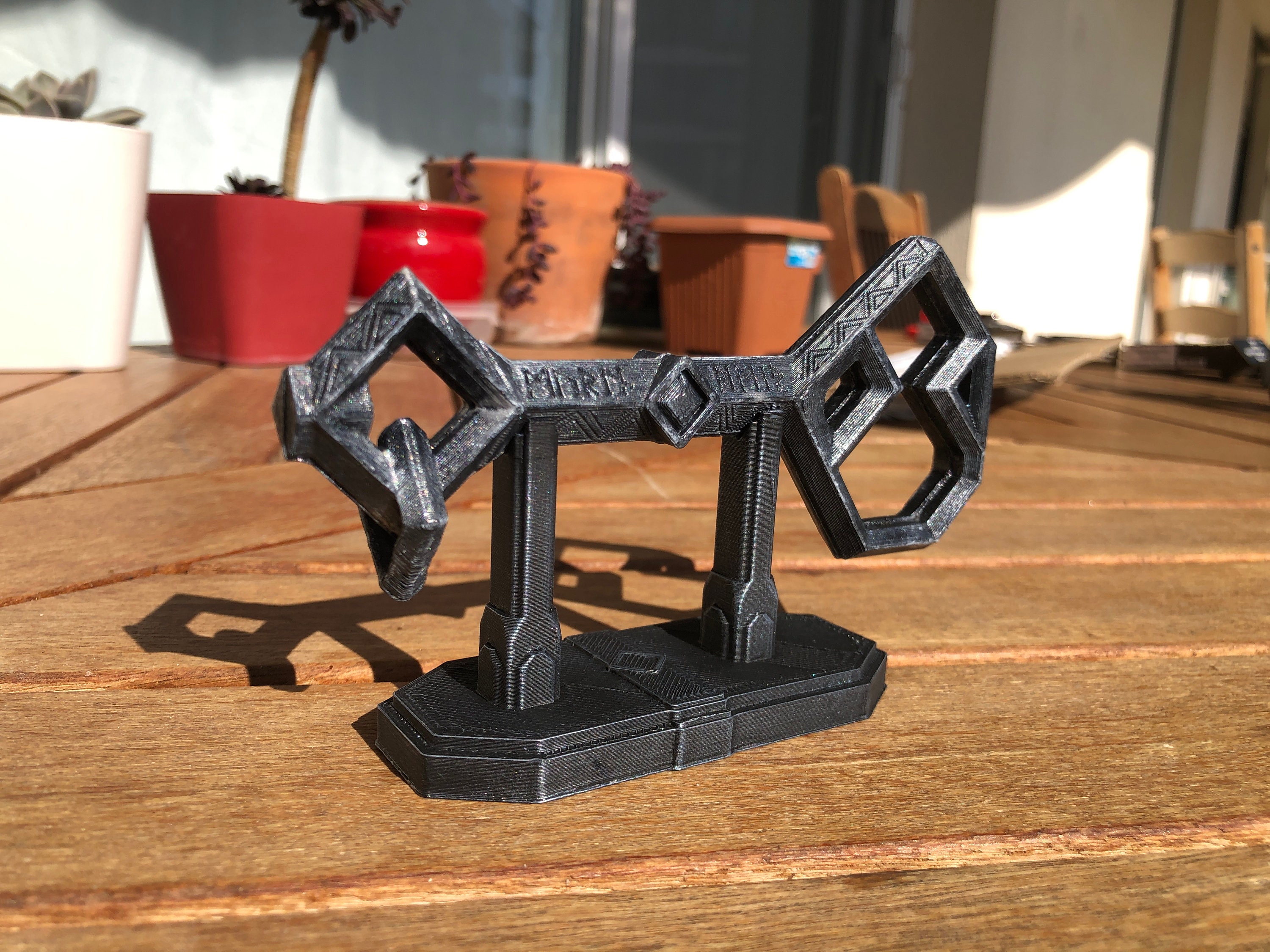 エレボールの鍵、ホビット、手描き 3D プリント (5.1 インチ