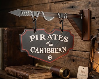 3D Printed Pirates of the Caribbean Wall Sign