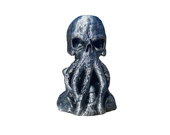 Hand Painted Cthulhu Figurine - Unique 3D Printed PLA Mythical Decor for Collectors & Lovecraft Fans
