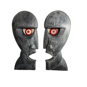 Division Bell - Pink Floyd - Têtes de sculptures - Décoration murale