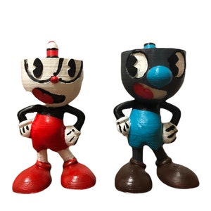 Cuphead and Mugman Figurines
