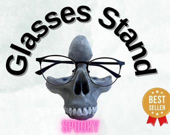 Spooky Glasses Stand Eyeglass holder, Reading glasses holder, glasses display