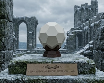 Meridia’s Beacon Replica – Skyrim Gift for Gamers – Handcrafted Fantasy Collectible