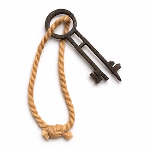 Davy Jones Inspired Key Replica, Hand-Painted Pirate Prop, Collector Display, Cosplay Accessory