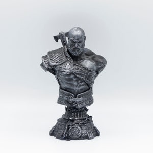 God of War Kratos Bust: 3D Printed PLA Collectible Figure
