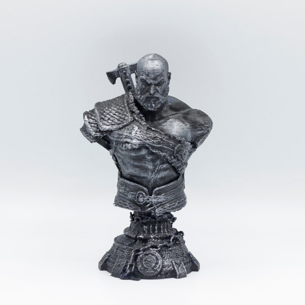 God of War Kratos STATUE, Videospiel Geschenk, Kratos Büste, Figur, Sammlerstück, Videospielbüste, Playstation Geschenk