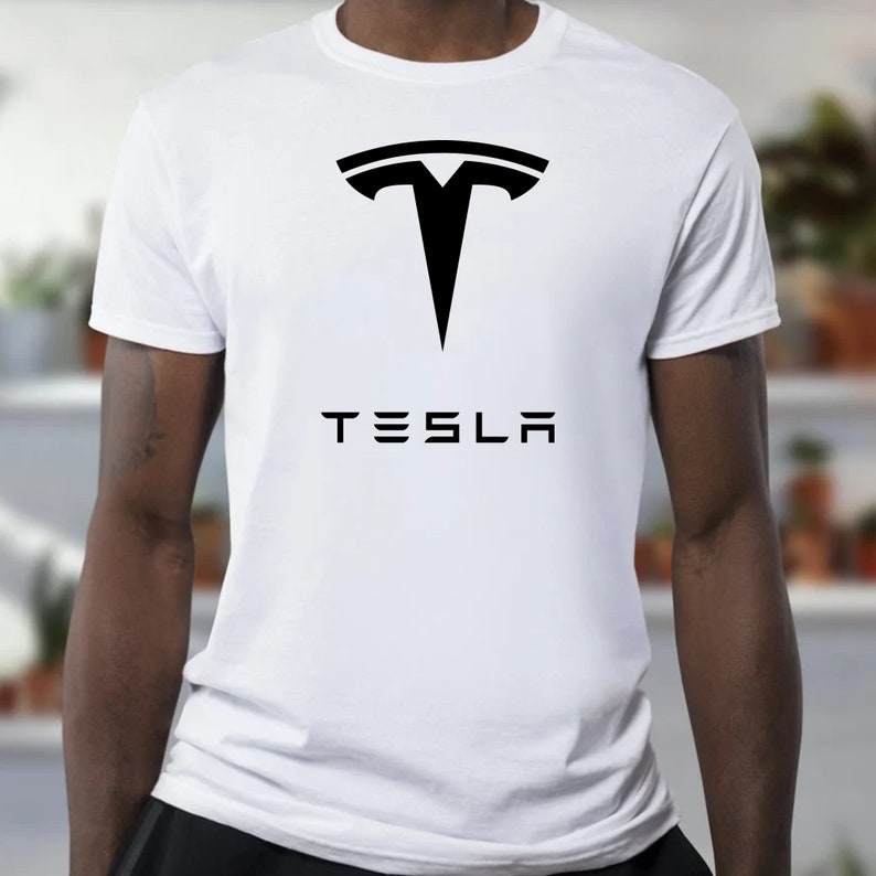Tesla Clothes Svgelon Muskvintage Logo Shirttesla Model | Etsy