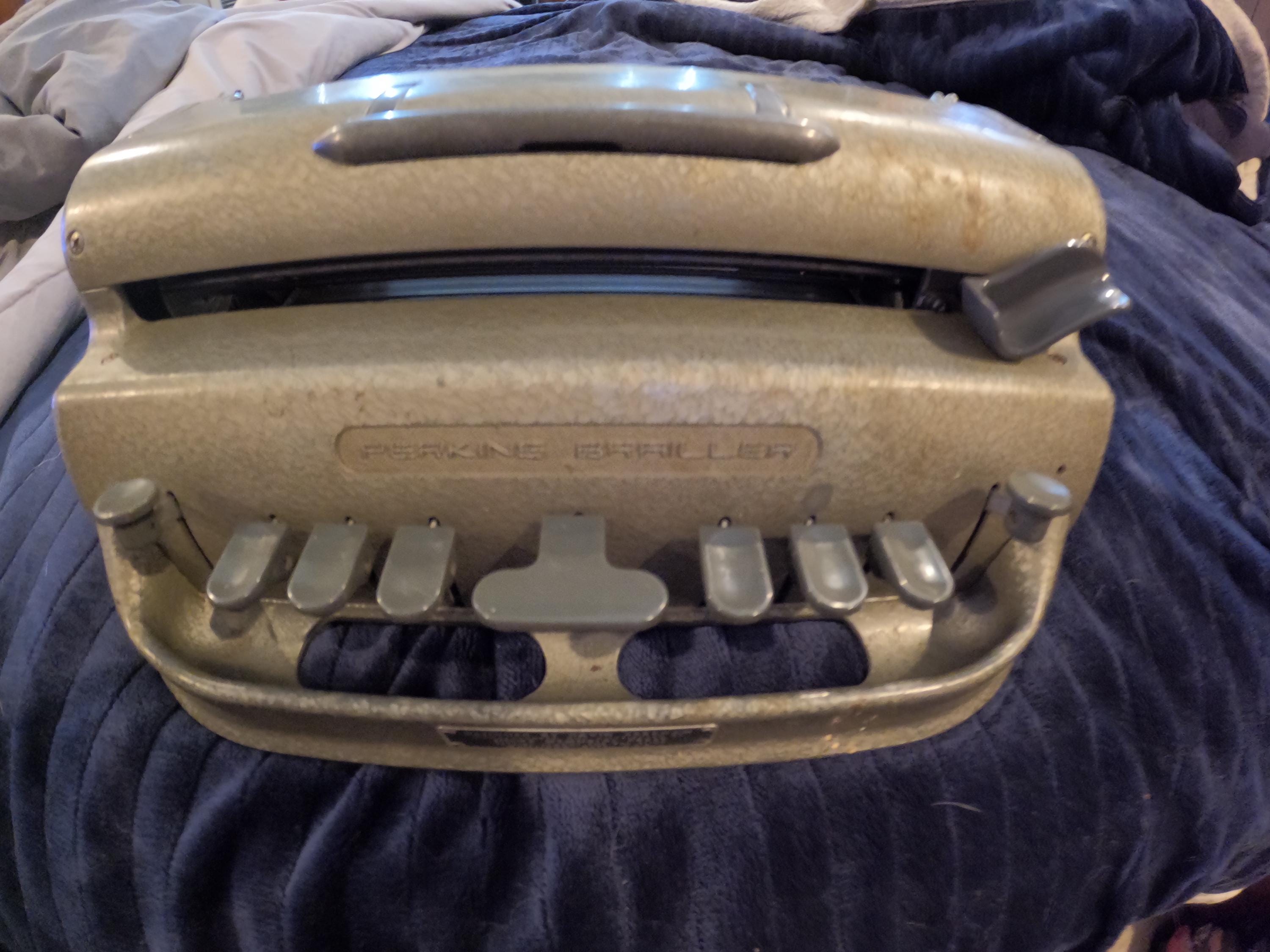 Braille Perkins Typewriter - Etsy