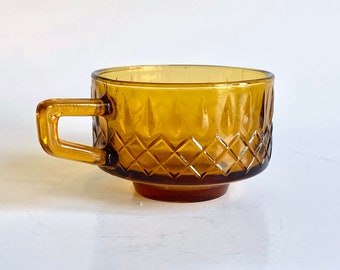 Master Cocktail vintage Tasses Verres Vintage Glass Jar Mugs x4