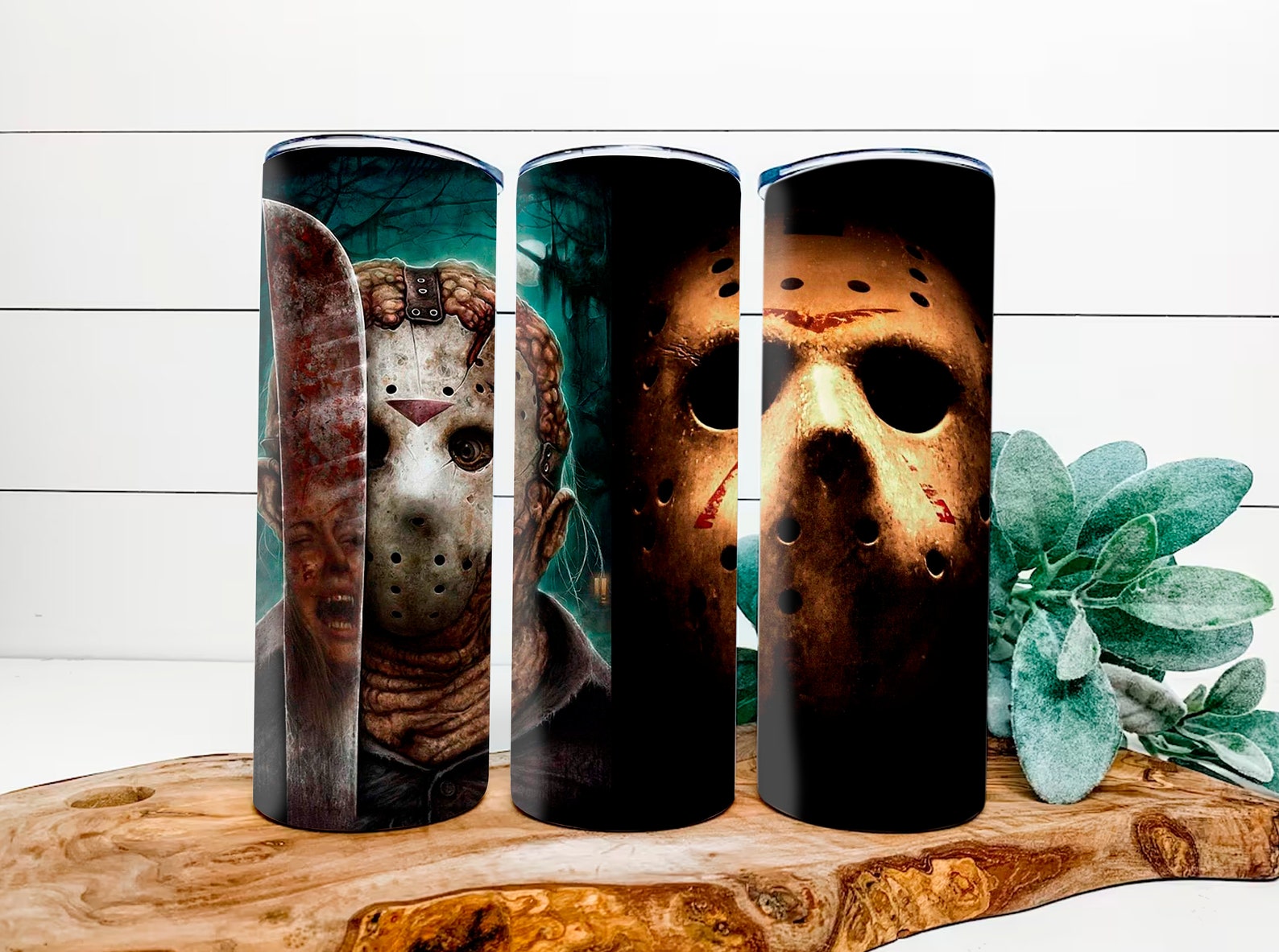 Jason Voorhees Tumbler Wrap Tumbler 20 Oz PNG Etsy