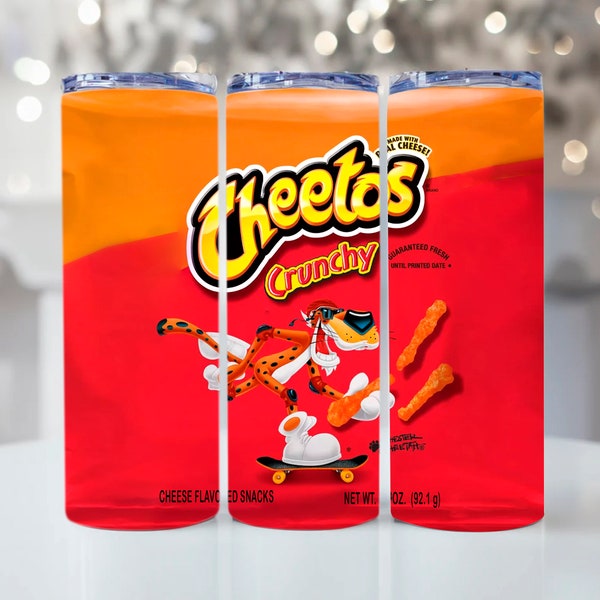 Chetos Tumbler Wrap Tumbler 20 oz PNG