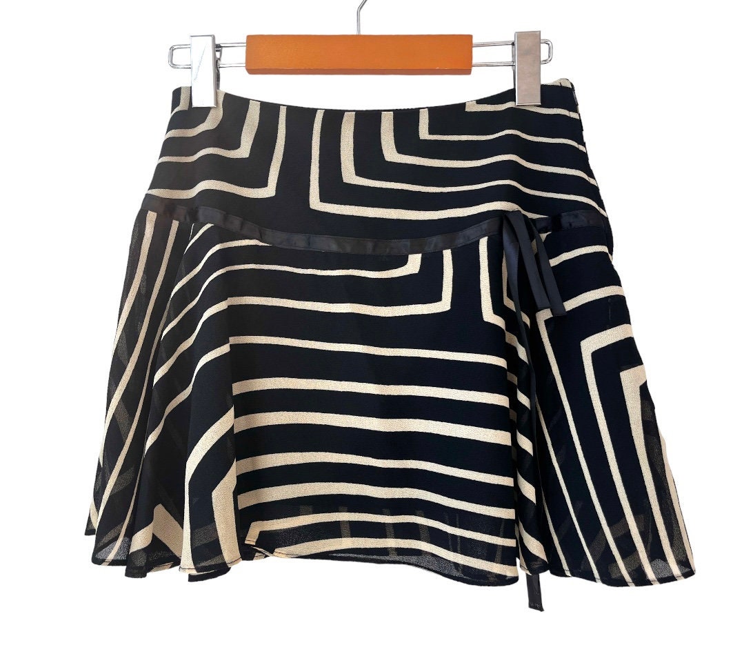 Black Ribbon Skirt - Etsy Canada