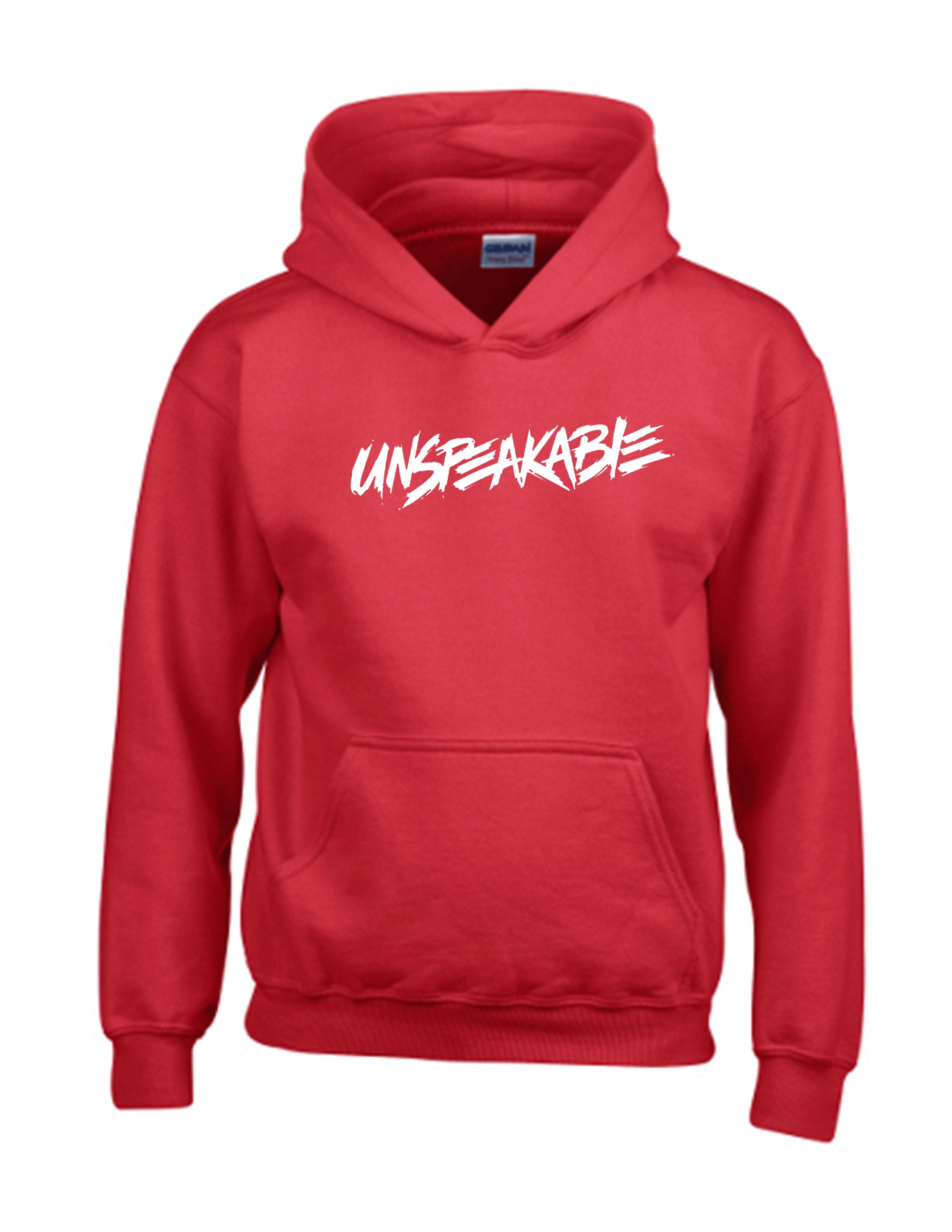 Unspeakable kids hoodie cheap