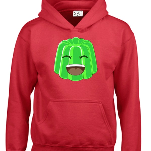 Kids Boys Girls Jelly HOODIE Youtube Merch Jelly Face Gamer Gift