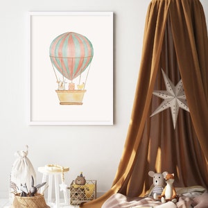 Hot Air Balloon - Farm Animals
