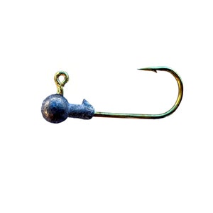 1/32 oz jig heads for trout, largemouth bass, crappie, and sunfish fishing (15 jig heads/pack)