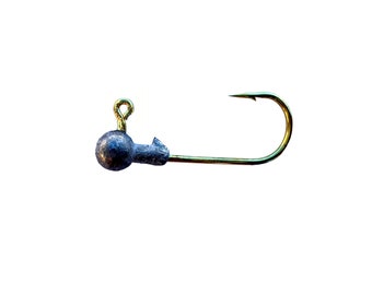 1/32 oz jig heads for trout, largemouth bass, crappie, and sunfish fishing (15 jig heads/pack)