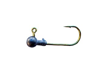 1/32 oz jig heads for trout, largemouth bass, crappie, and sunfish fishing (15 jig heads/pack)