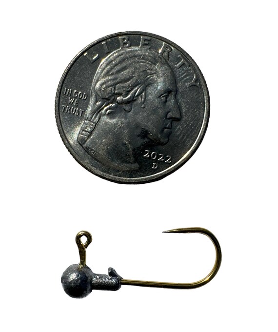 BARBLESS 1/32 oz jig heads (15 jig heads/pack)