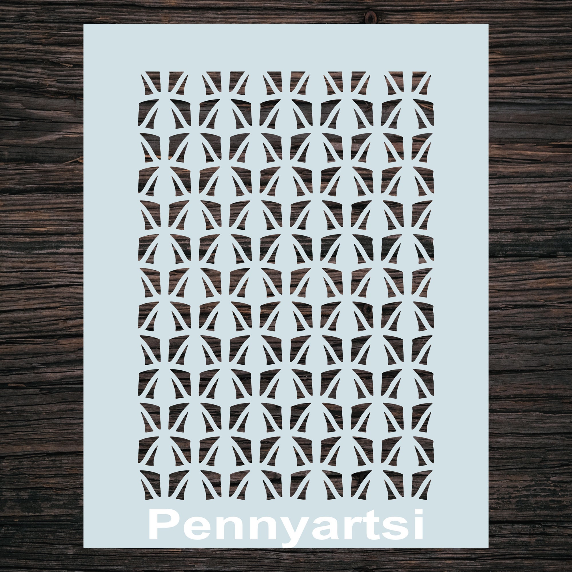 Geometric Pattern Stencil SVG File 8.5 X 11 Inches Instant Etsy UK