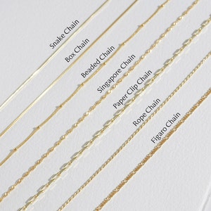 Everyday Necklace • Layer Necklace • Gold Necklace • Sterling Silver Necklace • Necklace for Mom