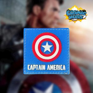 Captain America logo Laser Cut VELCRO® Morale Patch