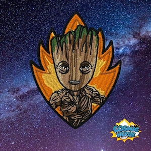 Baby Groot Guardians of the Galaxy Embroidered Velcro Morale Patch