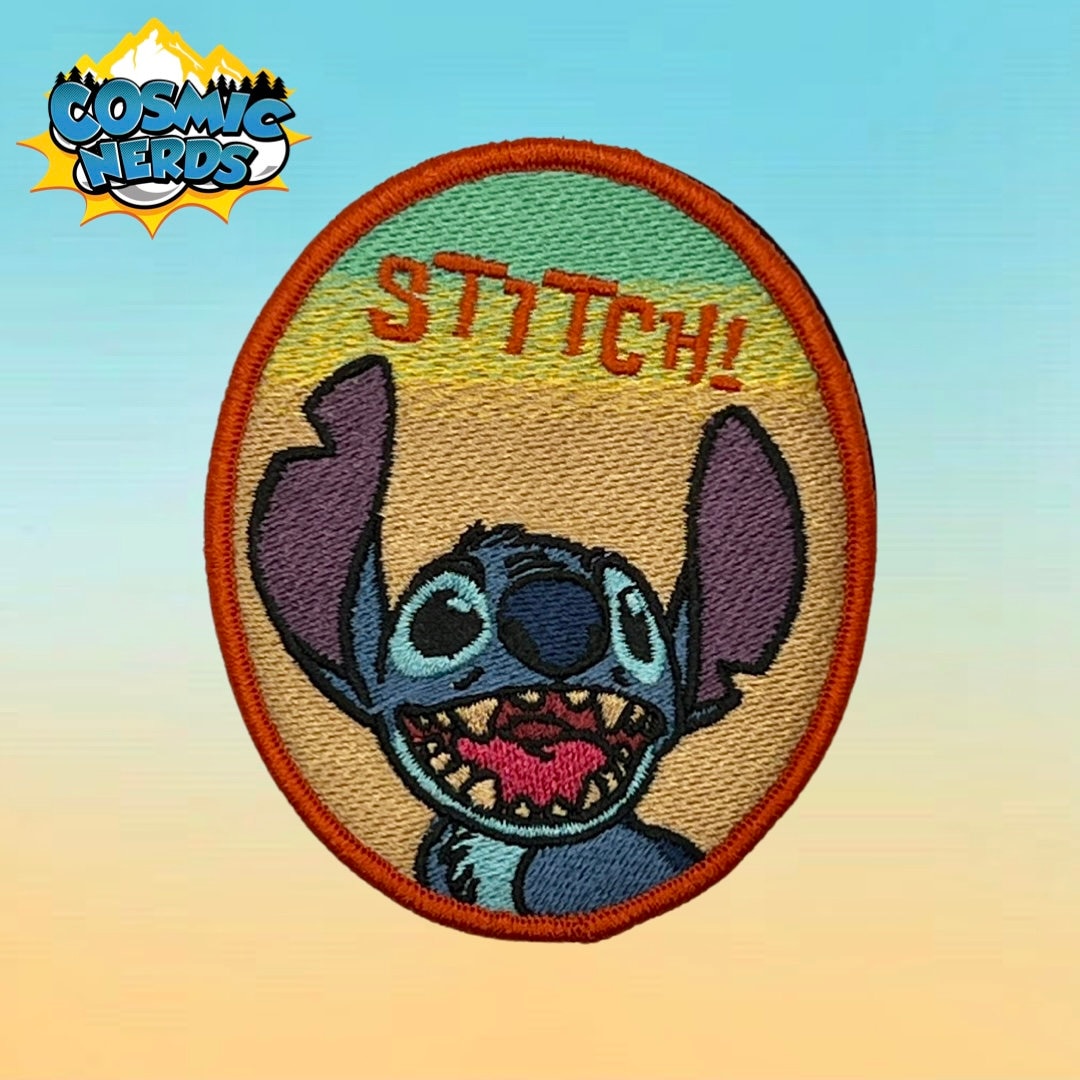 Lilo and Stitch: STITCH! Embroidered Velcro Morale Patch - Etsy