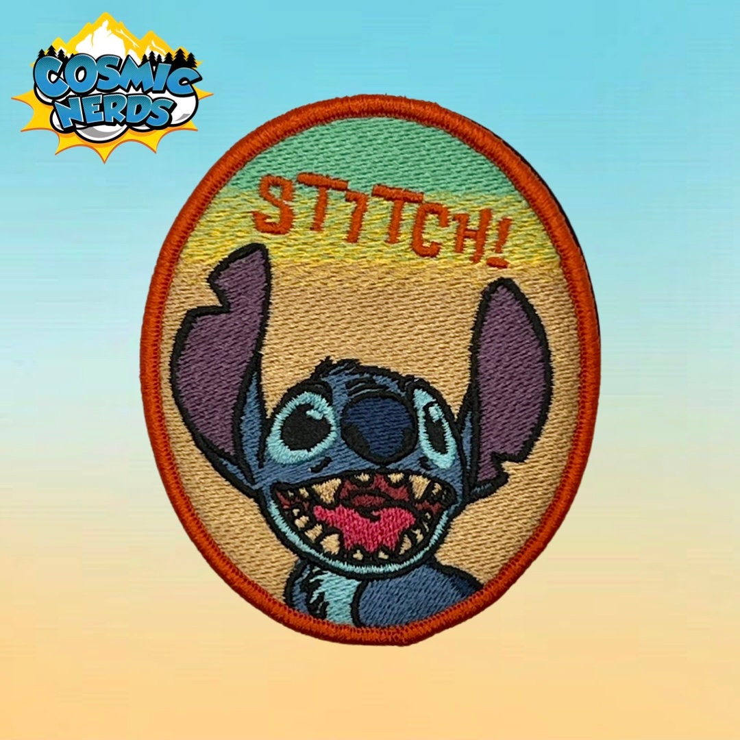 Lilo and Stitch Ohana 2PK Embroidered Sew/Iron On Patch