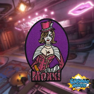 Borderlands Moxxi Embroidered Velcro Morale Patch