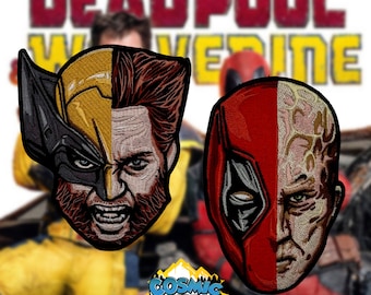 Deadpool & Wolverine Embroidered Morale Patch