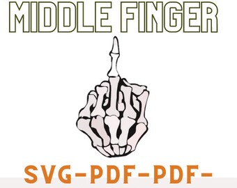 clipart vector graphics cut files svg jpg ping cricut silhouette cameo funny subversive for tshirt decal Fuck you hand gestures