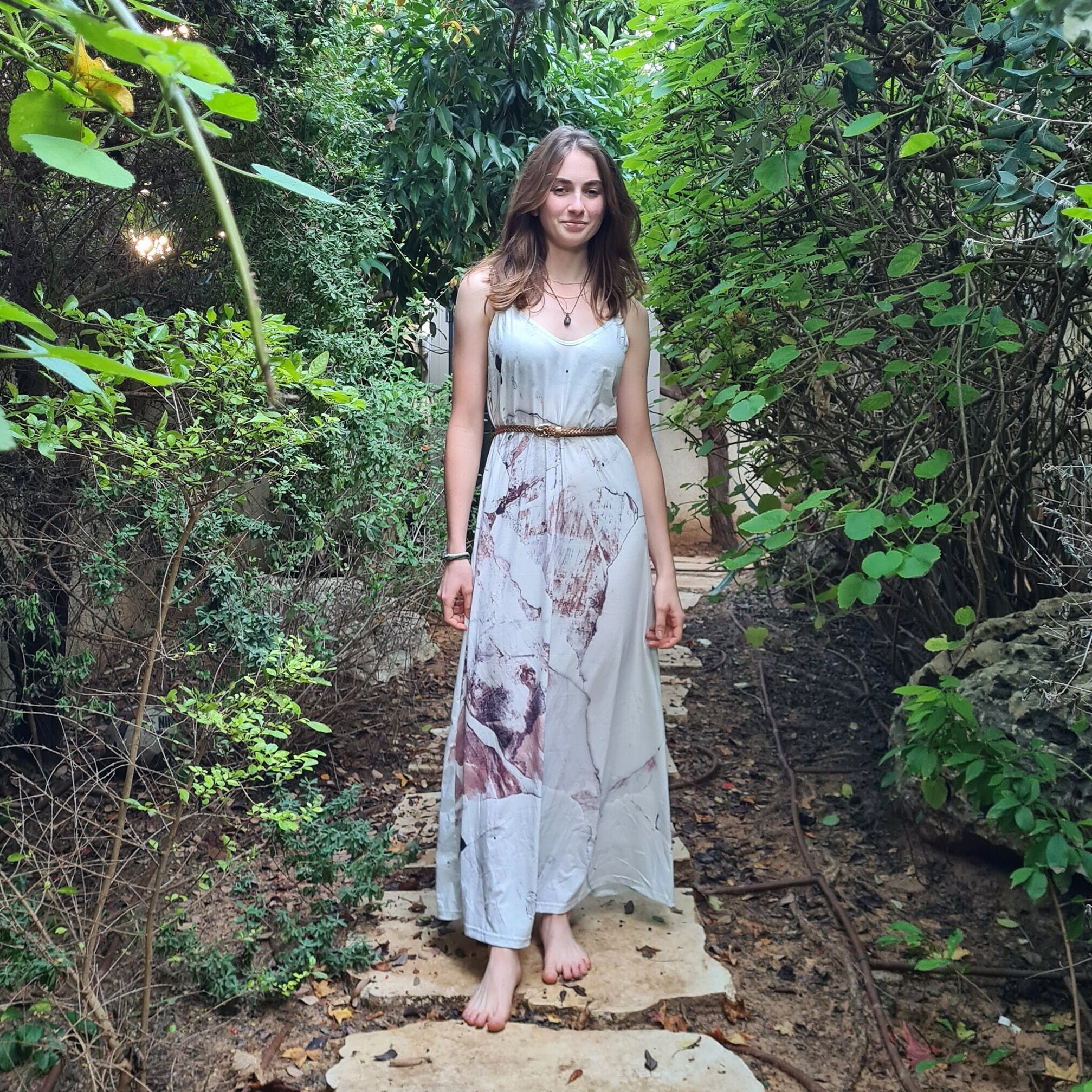 Bohemian Maxi Dress, Festival Dress Woman, Abstract Dress, Rave Dress, Festival Outfit, Psytrance Clothing