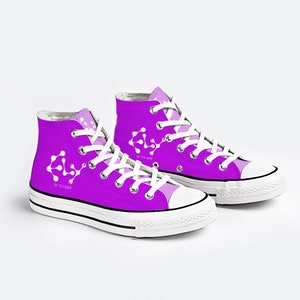 Custom High Top Canvas Sneakers, Classic Unisex Design