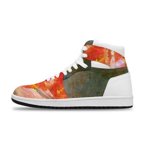 Psychedelic Vans Style, Vegan Shoes, Canvas Vans Style Shoes, High Top Sneakers, Festival Shoes, Rave Sneakers, Basketball Shoes.