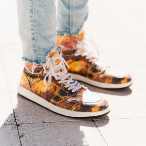 Custom High Top Space Sneakers - Festival and Urban Outfit Essential