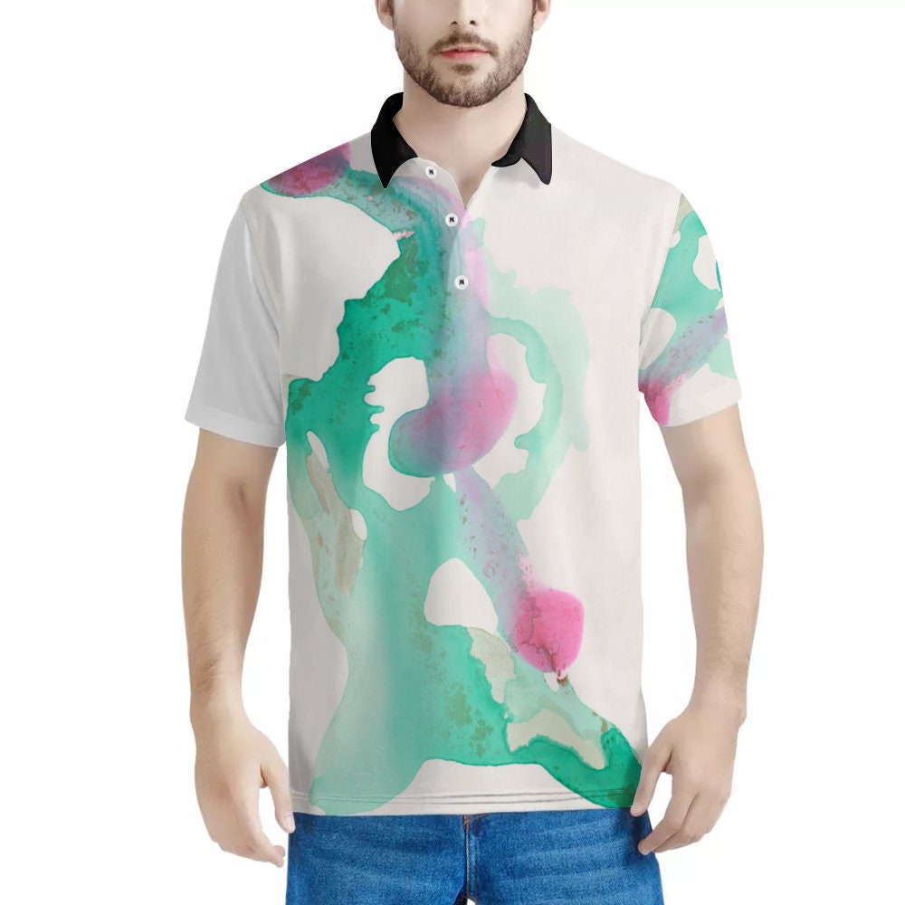 Bright colored top polo shirts