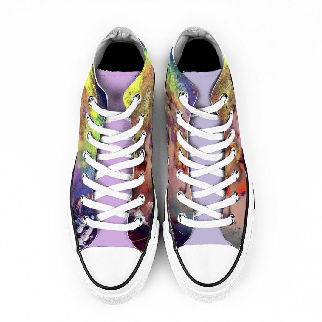 Colorful High Top Sneaker Fashion Sneaker Converse High - Etsy Australia