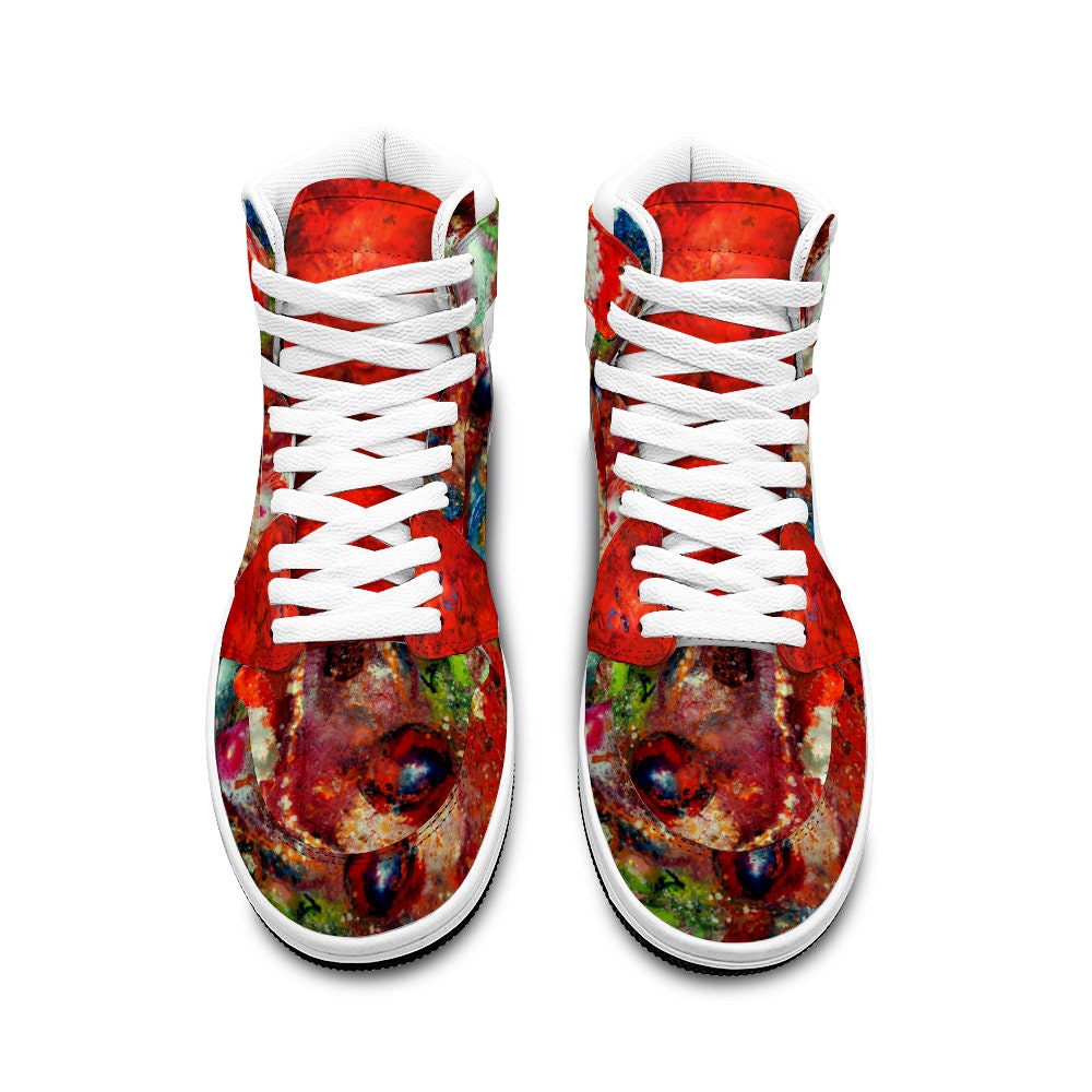 High Top Sneakers Basketball Shoes Custom Sneakers Design Etsy