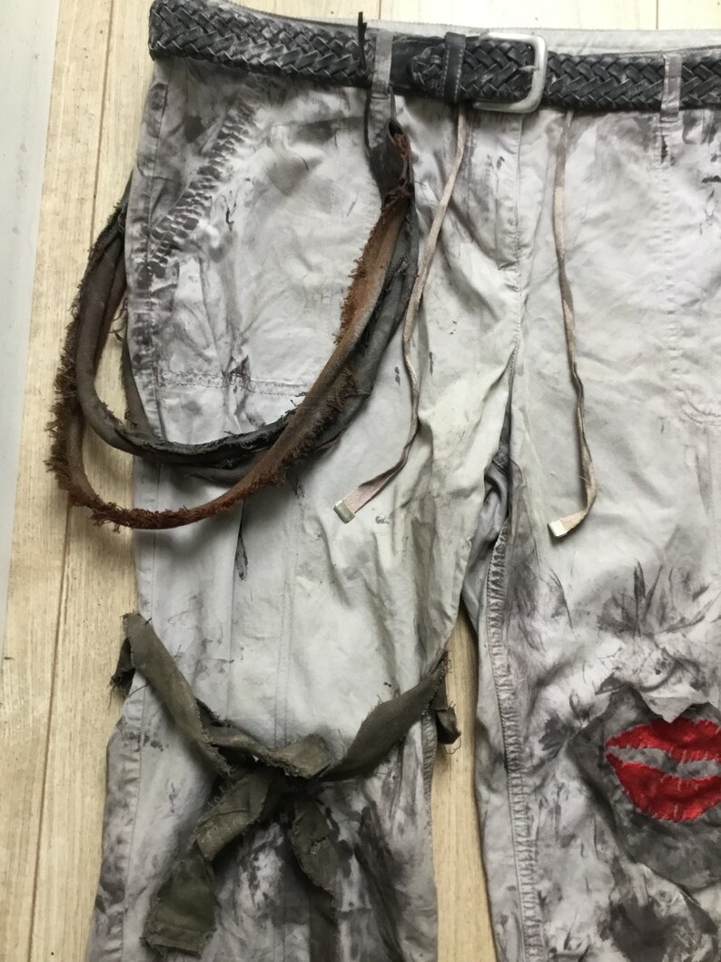 Post Apocalyptic 3/4 Trousers 16 UK, Mad Max, LARP, Cosplay, Festival