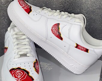 custom burnt air force 1