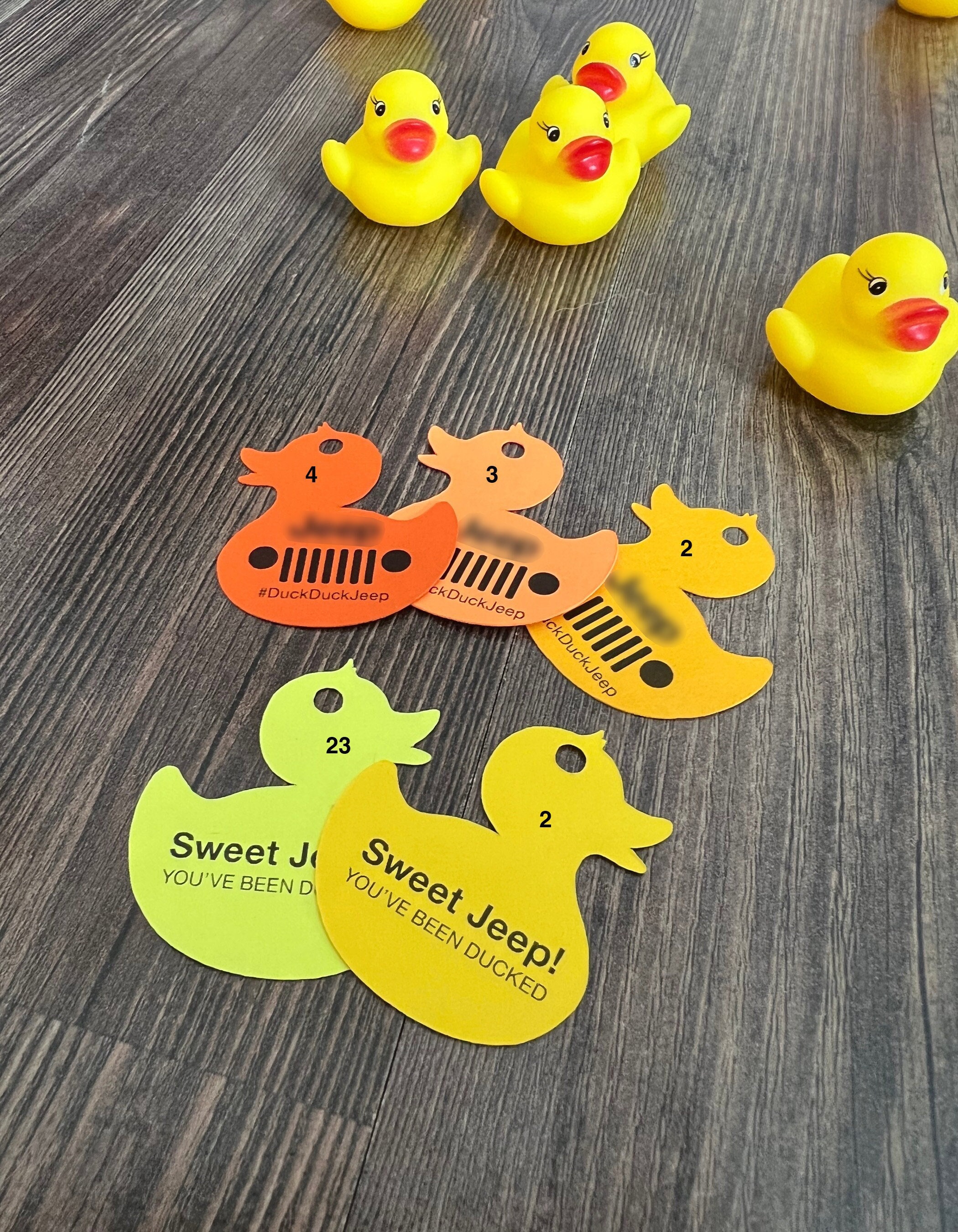 Duck Duck Jeep Tags - Double Sided - Etsy